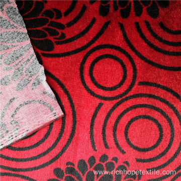 Printed Velvet African Curtain Fabric Polyester